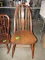 WINDSOR STYLE SIDE CHAIR AND CHILDS ROCKER