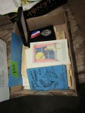 BOX LOT EARLY ADVERTISING PCS FROM EARLY 1900S AMERICAN LEGION VALENTINES A