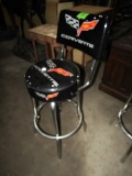 BLACK CORVETTE BAR STOOL