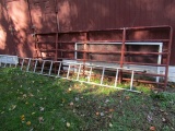 CATTLE GATE AND ALUM 20' LADDER