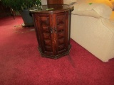 OCTAGON ROSEWOOD END TABLE