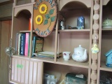 CABINET CONTENTS TO INCLUDE TEAPOT BOOKS CATS MEOW AND MORE