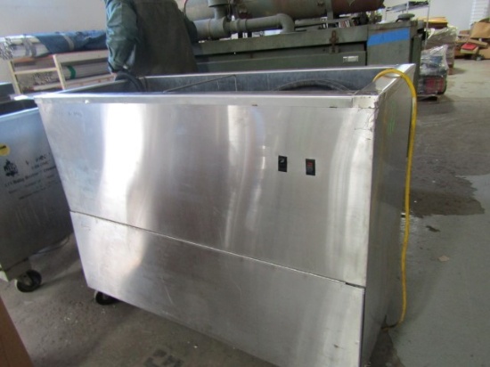 STAINLESS STEEL 53 X 25 X 41 WELL IS 18 X 20 X 48