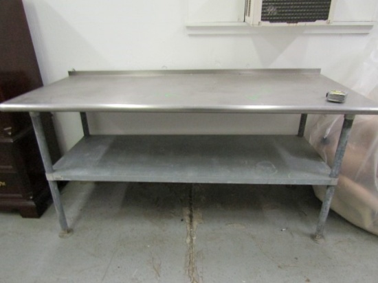 TABCO STAINLESS STEEL TABLE 2 TIER 6" X 30"