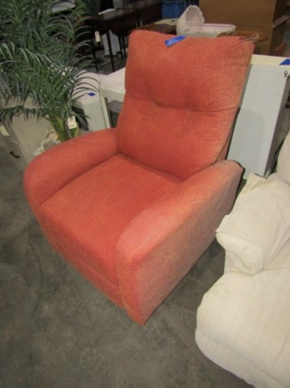 ROCKING RECLINER WITH PALM TREE DESIGN UPHOLSTERY