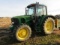 JD 6420 TRACTOR 4 WD 100 HP 4786 HRS AM FM AC CAB 24 GEAR QUICK HITCH BUCKE