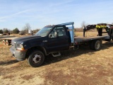 2002 FORD F450 SUPER DUTY DUALLY REGULAR CAB 218880 MILES V10 AUTO TRANS AM