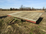 SINGLE AXLE 12 X 8 FARM WAGON PIN HITCH