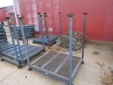 10 STEEL RACKS STACKABLE PLATFORM 48