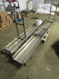 STAINLESS STEEL CONVEYOR RACKS 22' 10