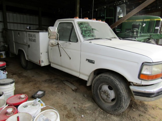 #152 1997 FORD F350 XL 192513 MILES 7.3 PWR STROKE 5 SP MANUAL DUALLY STAHL