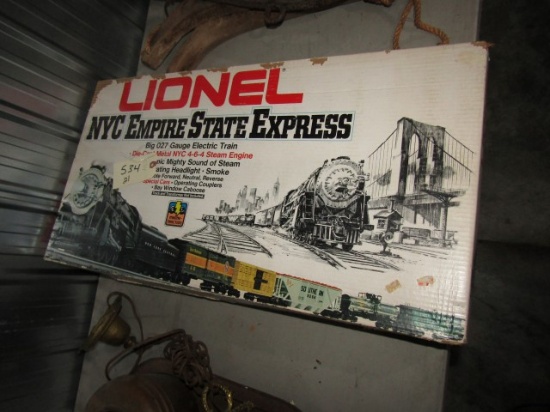LIONEL NYC EMPIRE STATE EXPRESS TRAIN BIG 027 ELECTRIC TRAIN DIE CAST METAL