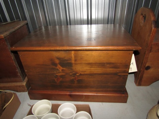 PINE MINIATURE CHEST APPROX 21 INCH X 13 INCH X 13 INCH