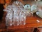 CONTENTS OF COUNTER TOP OF CHINA HUTCH CRYSTAL STEMWARE SOUP AND MORE