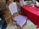 DINING ROOM TABLE WITH 6 MATCHING CHAIRS