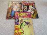 SIX COMICS CAPTAIN AMERICA 125 GHOSTLY TALES 74 DAREDEVIL 65 CAPTAIN AMERIC