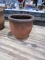 EARLY RED CLAY POT 5 1/2 INCH TALL X 5 1/2 INCH ACROSS