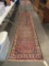 HAND KNOTTED HALL RUNNER 115 INCH X 30 INCH