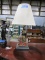 LAMP WITH MECHANICAL BANK BASE UNCLE SAM