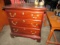 LINK TAYLOR MAHOGANY THREE DRAWER NIGHT STAND