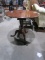 MAHOGANY BIRD CAGE TILT TOP TABLE TOP IS APPROX 30 INCH ACROSS