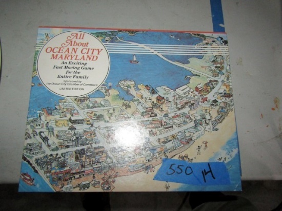 ALL ABOUT OCEAN CITY MARYLAND BOARD GAME