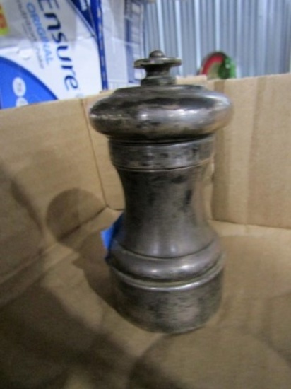 STERLING SILVER PEPPER GRINDER MADE BY FISHER 1910 5.23 TROY OZ