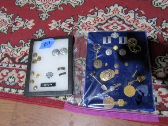 COLLECTION OF PA STATE POLICE BADGES BUTTONS AND MORE