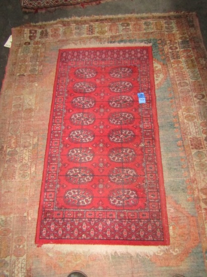 SMALL BOKHARA RUG 4' X 2'