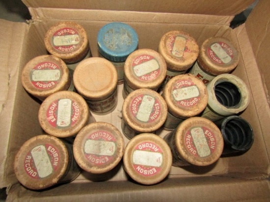 16 EDISON GOLD MOLDED RECORDS