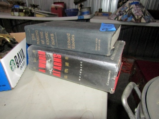 2 BOOKS WORLD AT ARMS AND THE MAKING OF ATOMIC BOMB