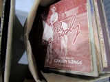 TWO BOX OF EARLY RECORD ALBUMS ONE SIDED AND TWO SIDED BING CROSBY AND MORE