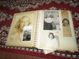 EARLY BLACK AND WHITE PHOTO ALBUM INCLUDING EARLY POST CARDS AND PENNSYLVAN