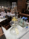 OIL LAMP CLEAR GLASS