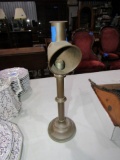 BRASS CANDLE LANTERN APPROX 12 INCH TALL