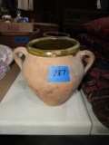 RED CLAY POT 2 EAR HANDLES 7 INCH X 5 INCH