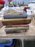 COLLECTION OF VINTAGE HARD BACK BOOKS MARK TWAIN THE CAR OF 1912 AND MORE