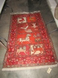 IRANIAN SILK RUG 6'11