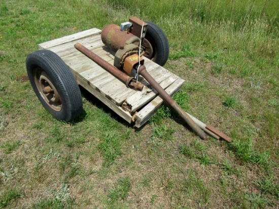 #202 PTO GENERATOR WINCO GENERATOR 15000 WATTS 65 AMPS 540 PTO ON TRAILER N