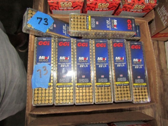 15 100 COUNT CCI MINI MAG HOLLOW POINT COPPER PLATED 36 GR