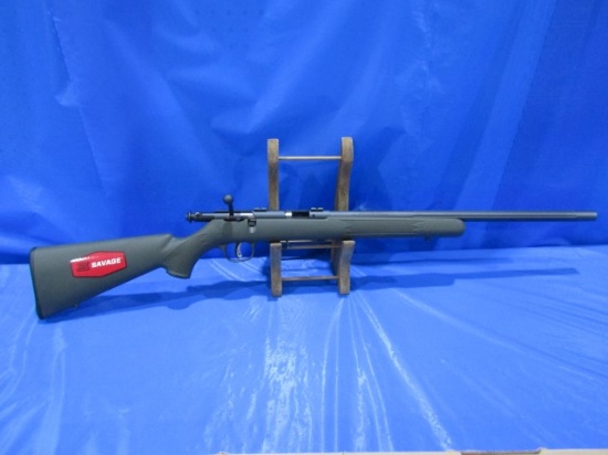 SAVAGE MOD 93R17 FV 17 HMR BOLT ACTION HEAVY FLUTED BARREL  NO CLIP SN 2915