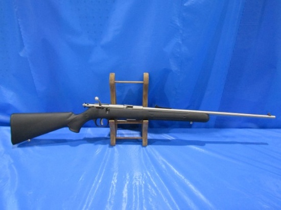 SAVAGE MARK II FSS 22 LR BOLT ACTION STAINLESS STEEL BARREL NO CLIP SN 0943