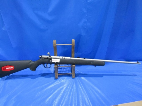 SAVAGE MOD 93 FSS 22 WMR BOLT ACTION NO CLIP BRUSH STAINLESS BARREL  SN 314