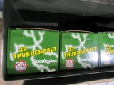 6 BOXES 500 RDS 22 LR THUNDERBOLT ROUND NOSE HIGH VELOCITY IN STEEL AMMO CA