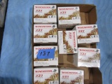 9 BOXES 22 LR 36 GR HOLLOW PT COPPER PLATED WINCHESTER 333 RDS
