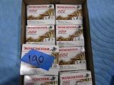 9 BOXES 22 LR 36 GR HOLLOW PT COPPER PLATED 222 RDS WINCHESTER