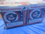 2 BOXES WINCHESTER 22 LR 36 GR HOLLOW POINT COPPER PLATED 500 RDS