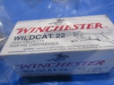 1 BOX WINCHESTER WILD CAT 22 HIGH VELOCITY 500 RDS