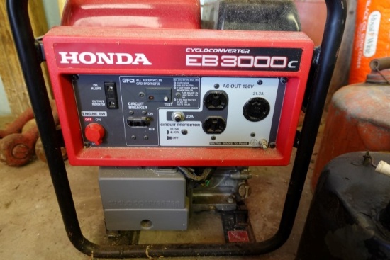 HONDA CYCLOCONVERTER EB 3000 C 2 120 OUTLET 1 30A 125 VOLT