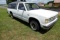 #4301 1988 CHEVY S10 2 WD 58721 ORIGINAL MILES BENCH SEAT CLEAN PICKUP TRUC